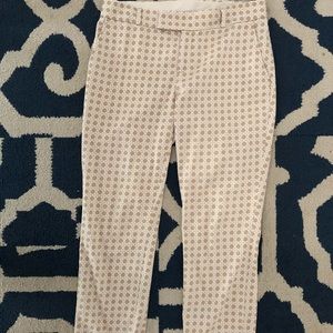 Cropped Banana Republic pants, size 4.